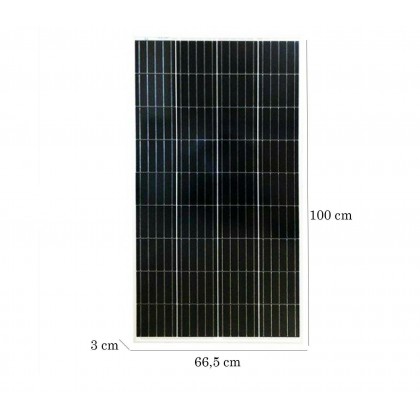 Pannello Solare Fotovoltaico 100W 18V Eco Energia Connettori MC4 OFFERTA